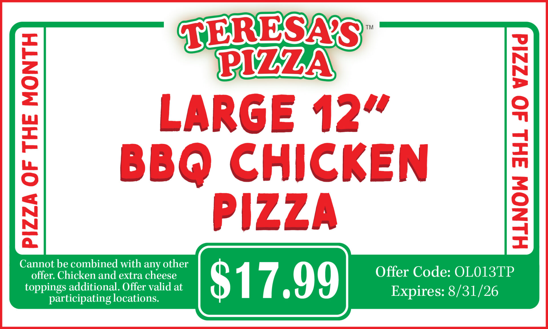 Lg BBQ Chicken