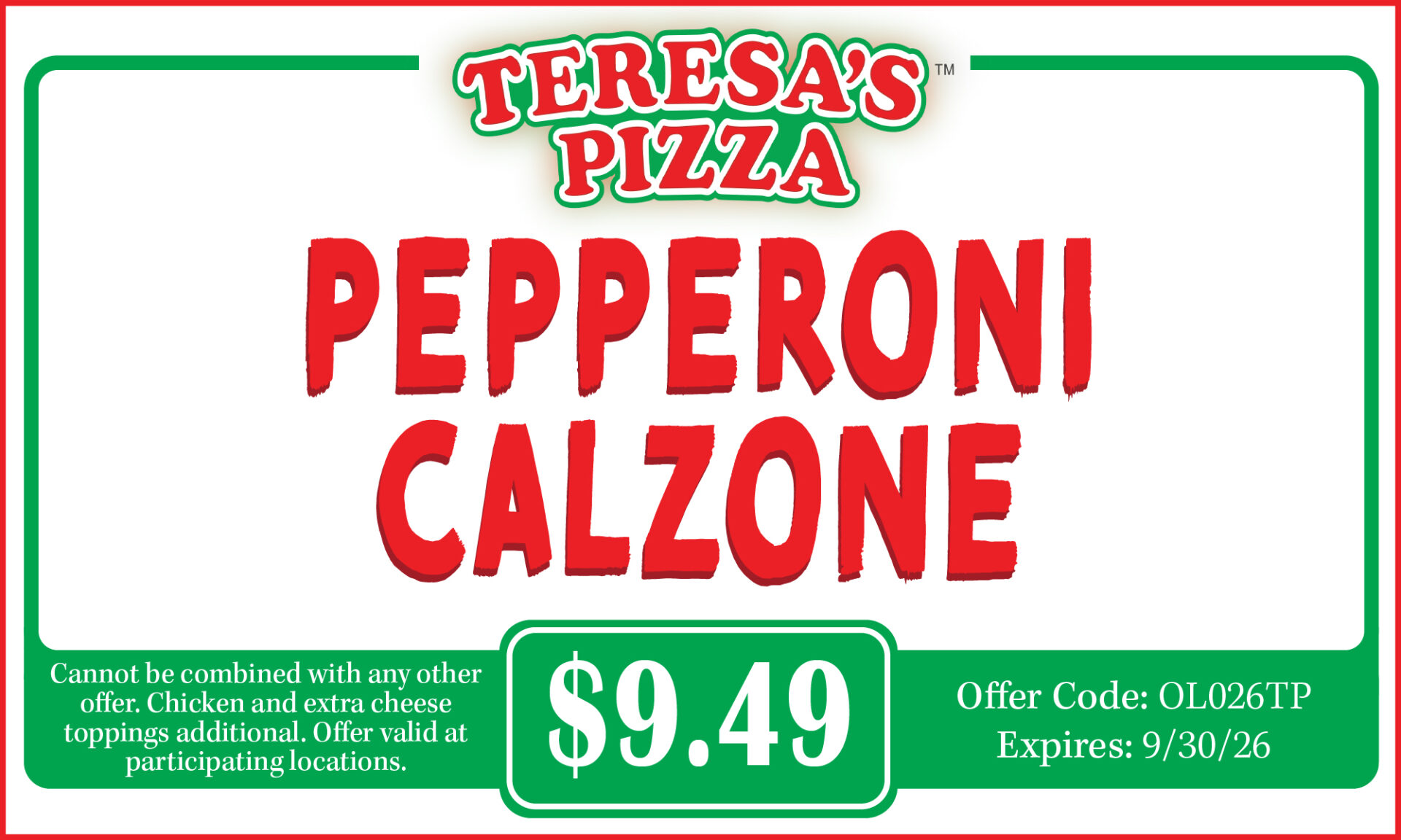 Pepperoni Calzone